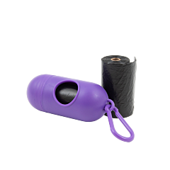 Great&Small Poepzakjeshouder Paars incl. 2 rolletjes