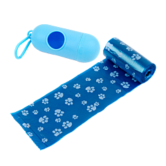 Great&Small  Poo Bags Blue Paw Print Dispenser incl. 2-pack
