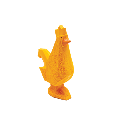 Great&Small Dog Toy Latex Geometric Rooster 16 cm