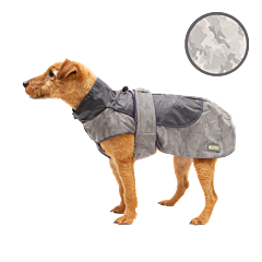 Great&Small Active Reflecterende Regenjas Hond Blauwe Bies