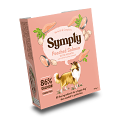 Symply Nat Hondenvoer Adult Gepocheerde Zalm 395 g