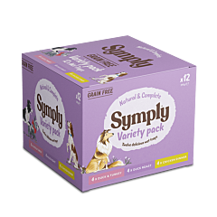 Symply Nat Hondenvoer Voordeelpack Graanvrij 12 x 395 g