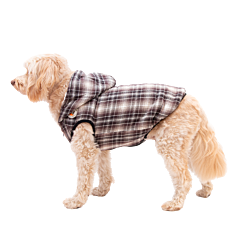 Great&Small Country Adventure Hondenjas Gilet Bruin Geruit