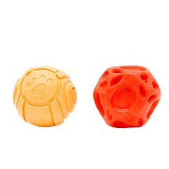 Frubba Hondenspeelgoed Onregelmatige Speelbal 7 cm & Pootjes Speelbal 6 cm