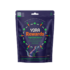 Yora Rewards Dog Treats Insect with Apple & Carrot 100 g