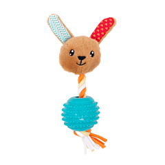 Little&Lively Puppy Toy Soft Rabbit Face & Ball 18 cm