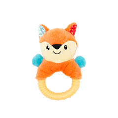 Little&Lively Puppy Toy Soft Fox Face & Ring 15 cm