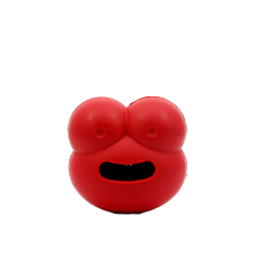 Frogg Dog Toy Robert Chew Treat Red