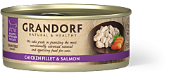 Grandorf Wet Cat Food Chicken Breast with Salmon 70 g