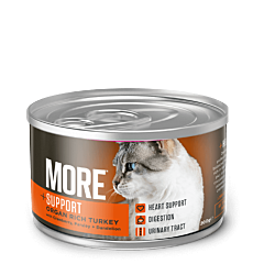 More+ Support Wet Cat Food Turkey 200 g