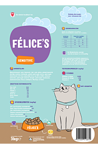 Félice's Kattenbrokken Adult Sensitive Kip