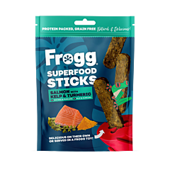 Frogg Superfood Sticks with Salmon, Kelp & Turmeric Dog Treats 100 g