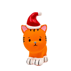 Great&Small Christmas Dog Toy Latex Tiger 14 cm