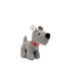 Great&Small Christmas Dog Toy with Tartan Collar 19 cm