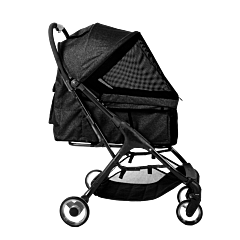 Opvouwbare Hondenbuggy Zwart tot 20 kg