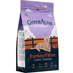 GreenAcres Hondenbrokken Senior/Light Kalkoen & Rijst