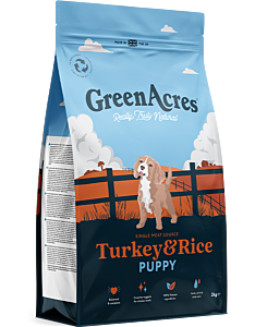 GreenAcres Dry Dog Food Puppy Turkey & Rice