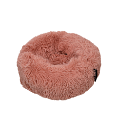 District70 Round Dog Bed Fuzz Pink