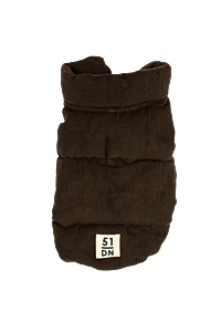 51DN Dog Winter Coat Velour Brown