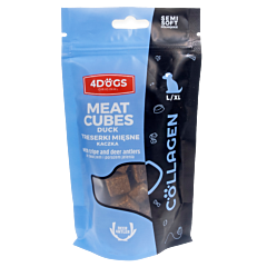 4Dogs Halfzachte Vleestrainers Eend met Pens en Hertengeweipoeder L/XL 150 g