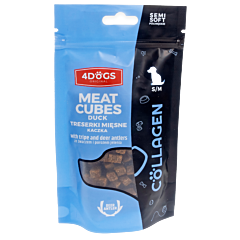4Dogs Semi-Soft Training Meat Cubes Duck with Tripe and Antler Powder S 150 g