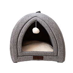Great&Small Snuggle & Snooze Iglo Kattenmand 42 x 45 cm Grijs