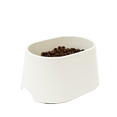Great&Small Spaniel Dog Bowl Cream