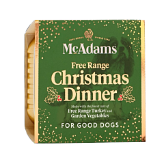 McAdams Christmas Dinner Wet Dog Food Turkey 150 g