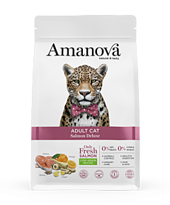 Amanova Dry Cat Food Adult Salmon Deluxe