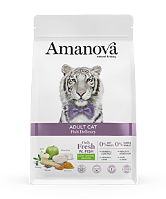 Amanova Dry Cat Food Adult Delicacy White Fish
