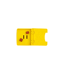Pawzler Puzzle Feeder Zoey Pawzle Yellow 4 pieces 6 cm