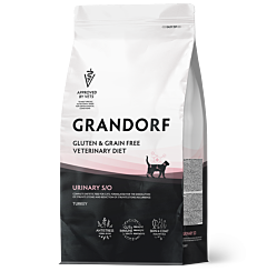 Grandorf Urinary Struviet/Oxalaat Kattenbrokken Kalkoen