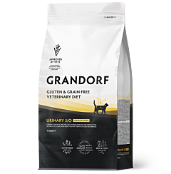 Grandorf Urinary S/O Struvite/Oxalate Moderate Calorie Dry Cat Food Turkey