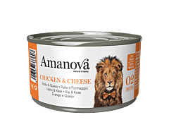 Amanova Wet Cat Food Chicken & Cheese Broth 70 g
