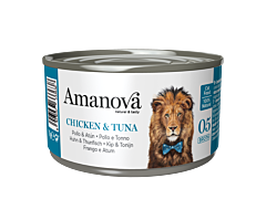 Amanova Wet Cat Food Chicken & Tuna Broth 70 g