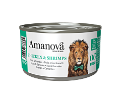 Amanova Wet Cat Food Chicken & Shrimps Jelly 70 g