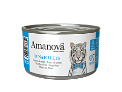 Amanova Wet Cat Food Tuna Fillets Broth 70 g