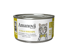 Amanova Wet Cat Food Tuna & Shrimps Broth 70 g