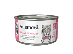 Amanova Wet Cat Food Tuna & Seaweed Jelly 70 g