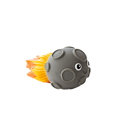 Great&Small Dog Toy Cosmic Chums Latex Meteor 13 cm