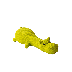 Great&Small Dog Toy Latex Grunting Long Hippo 21 cm