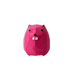 Great&Small Little&Lively Puppy Speelgoed Latex Bever 8 cm