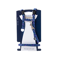 Great&Small Elegance Kattentuigje + Leibad Summer Blue