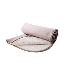 Great&Small Hawkhurst Laurence Herringbone Blanket with Soft Sherpa