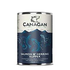 Canagan Wet Dog Food Salmon & Herring Supper 400 g