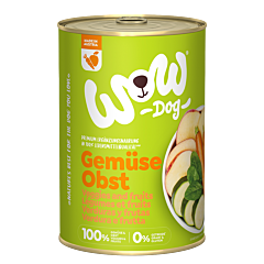 WOW Wet Dog Food Pure Vegetables & Fruit 400 g