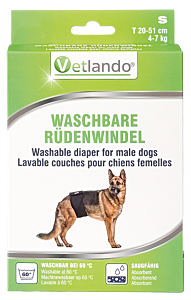 Vetlando Washable Diaper for Male Dogs S