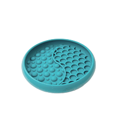 Great&Small Anti-Schrok Voerbak Hond Bubble Blauw Siliconen 15 cm