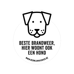 Red Mijn Huisdier Sticker 1 Dog NL