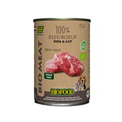 Biofood Bio Natvoer 100% Rund 400 g